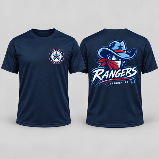 Rangers Baseball Performance Tee | Dri-Fit Style Team Shirt