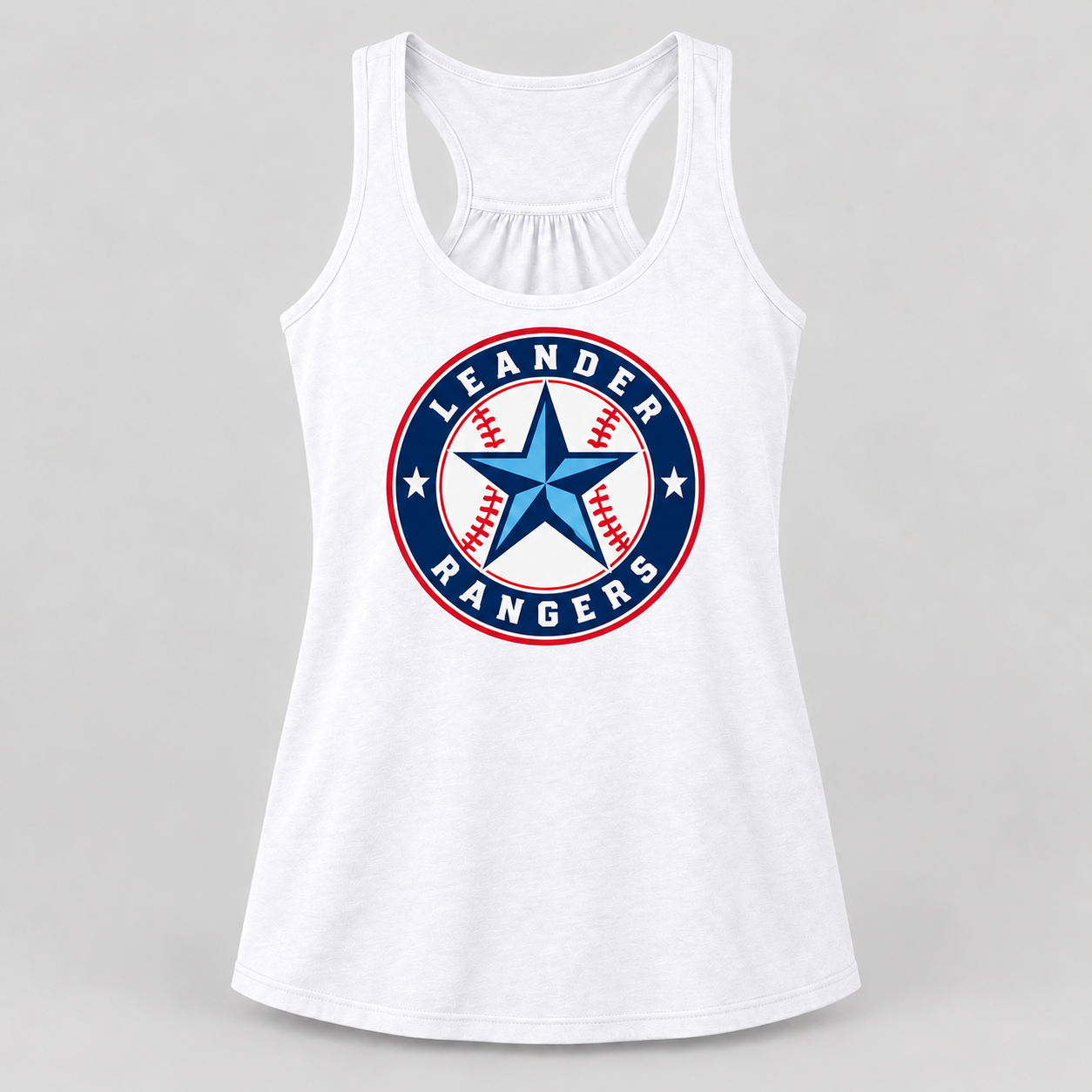 Rangers White Tank Top