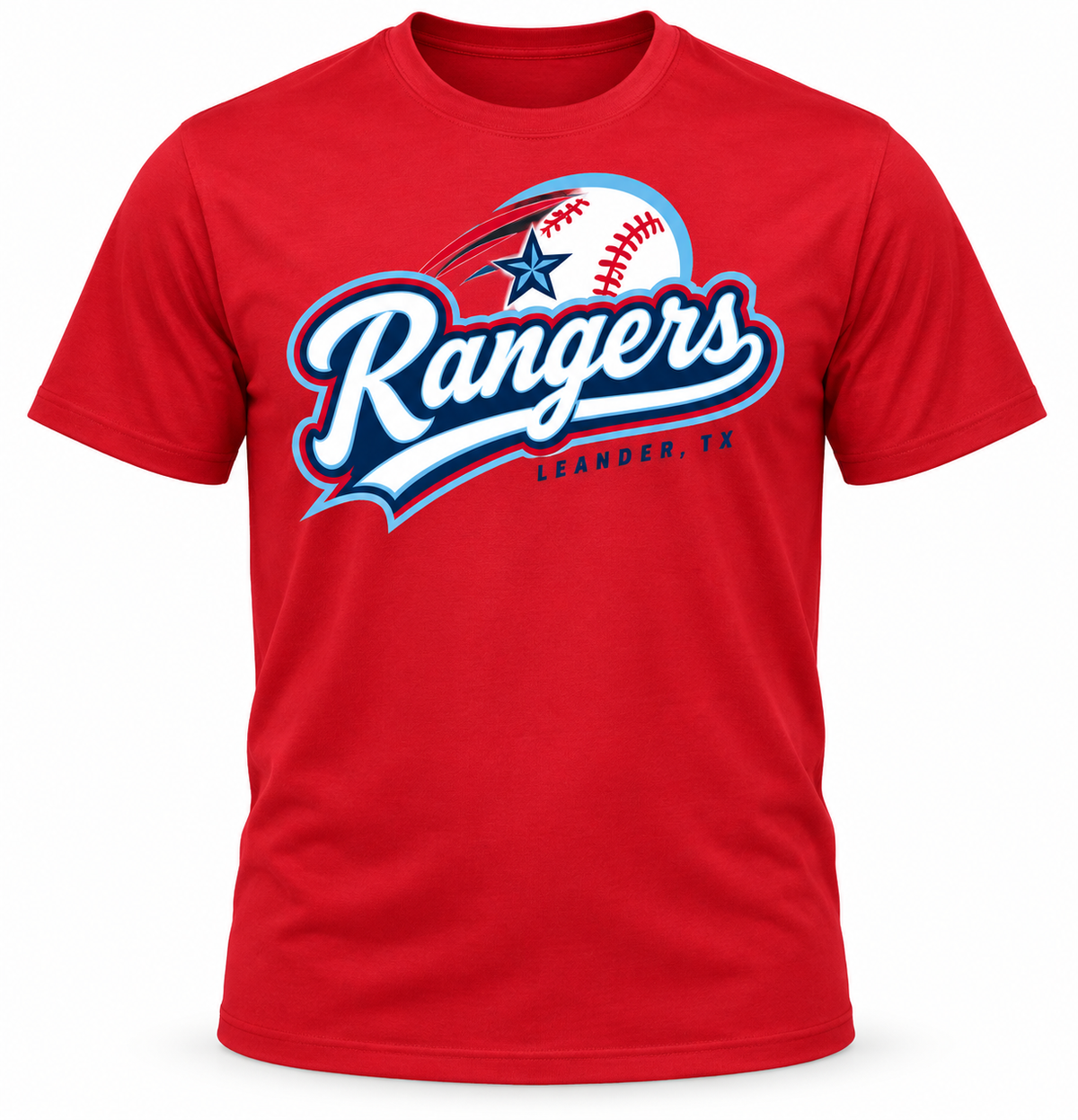 Red Leander Rangers Tshirt