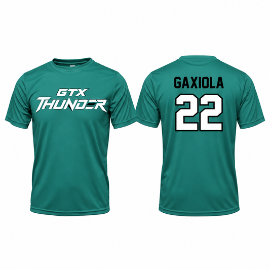 GTX Thunder Softball Teal Practice Tee
