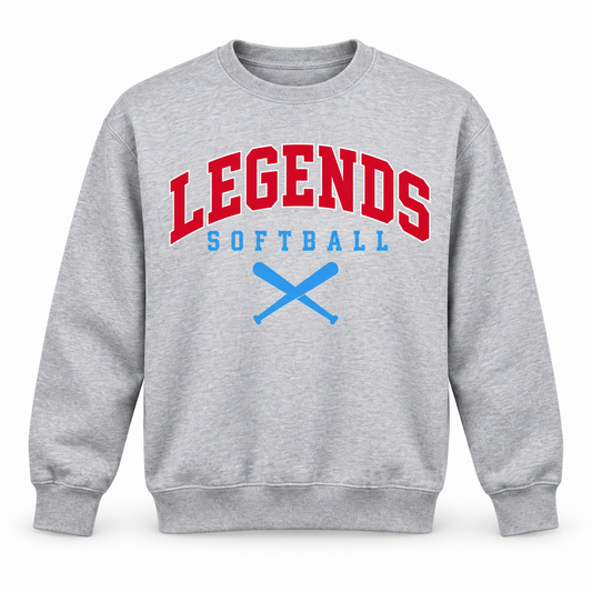 Legends Softball Crewneck Sweatshirt