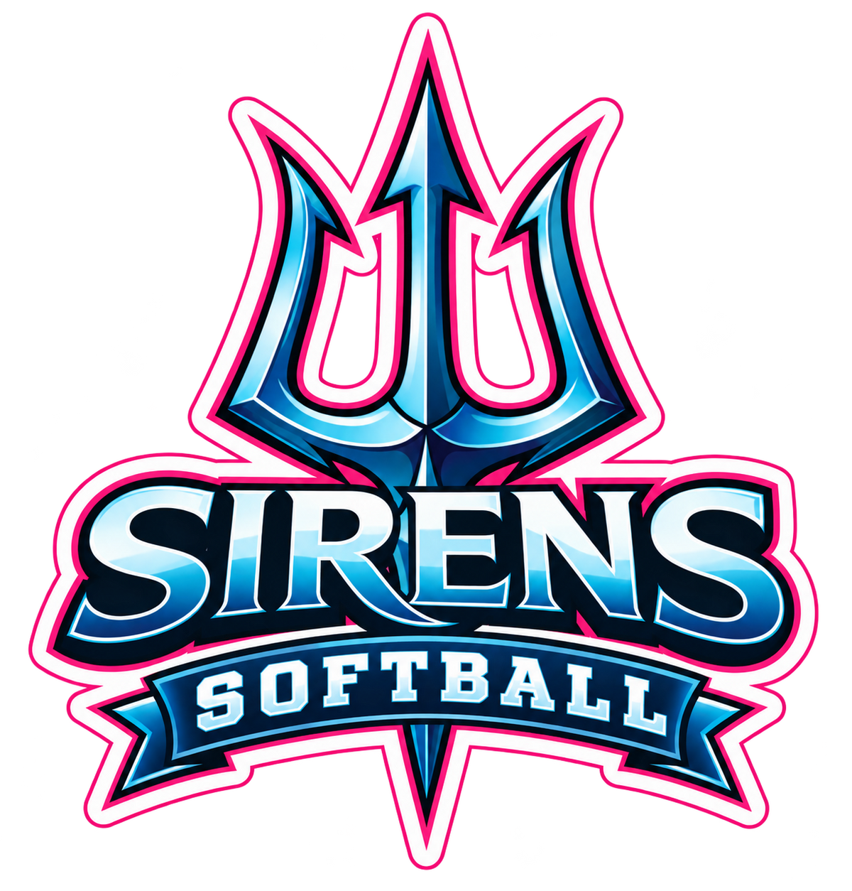 Sirens Softball Stickers