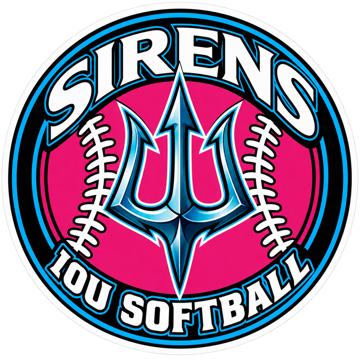 Sirens Softball Stickers
