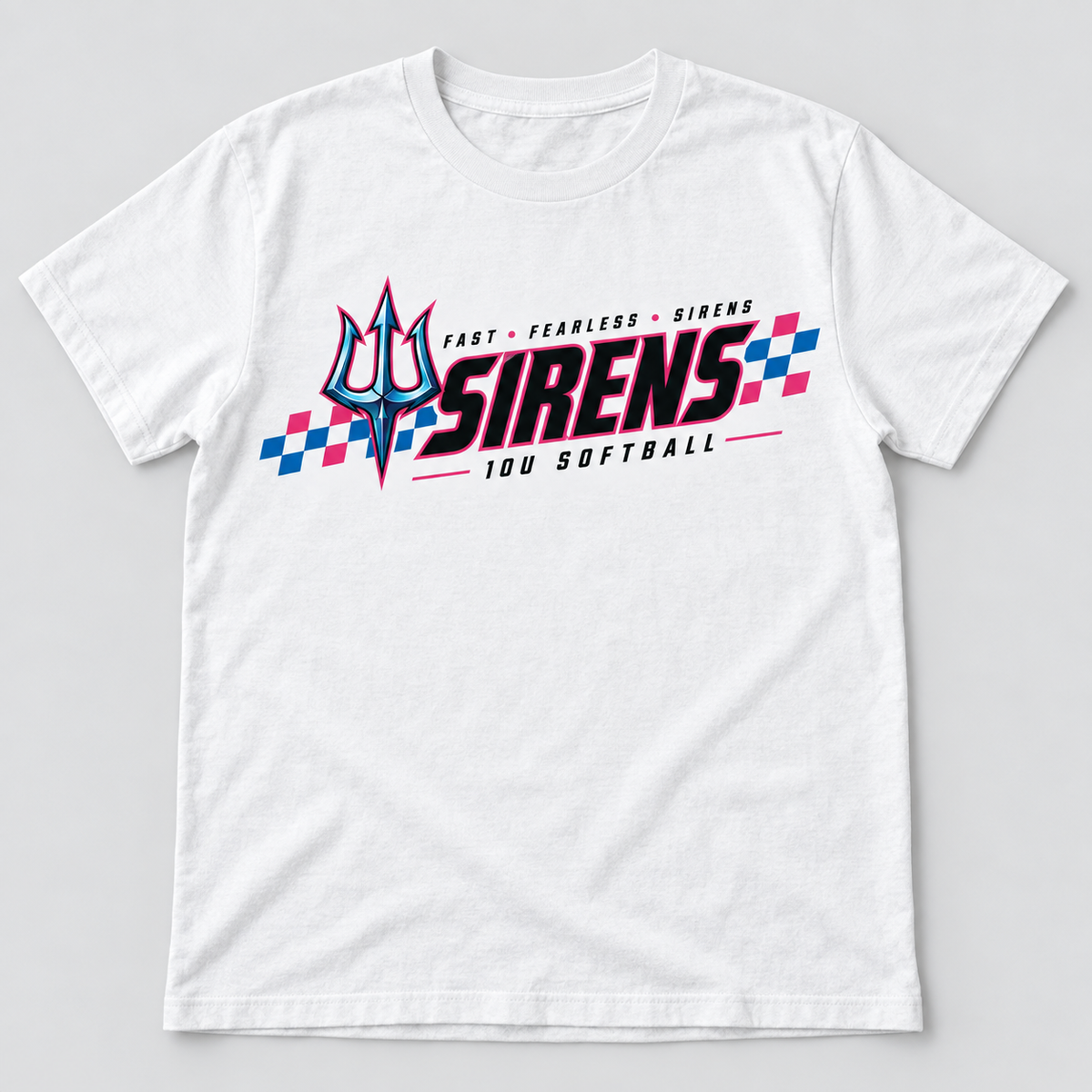 Sirens 10U Fast & Fearless Softball Tee