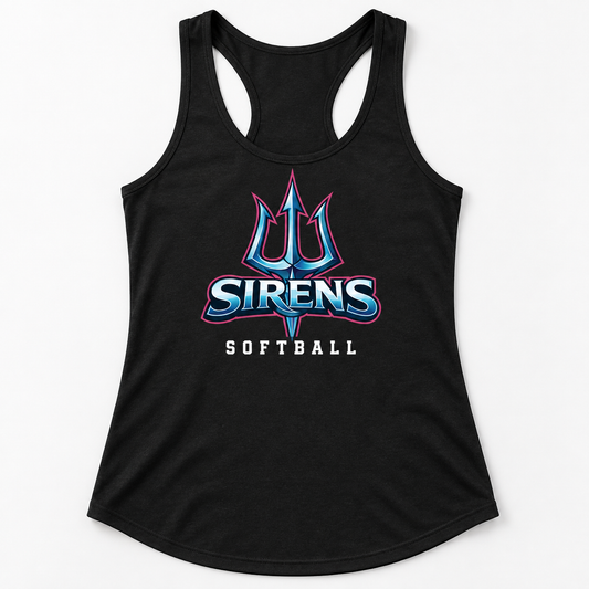 Sirens Softball Women’s Racerback Tank