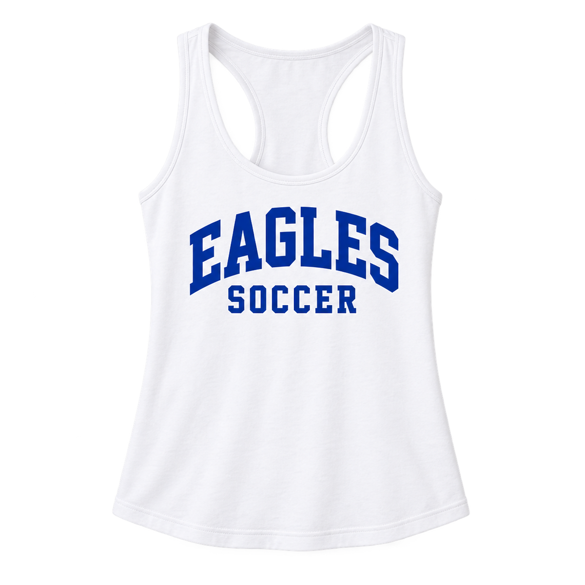 Georgetown Eagles Soccer Racerback Tank
