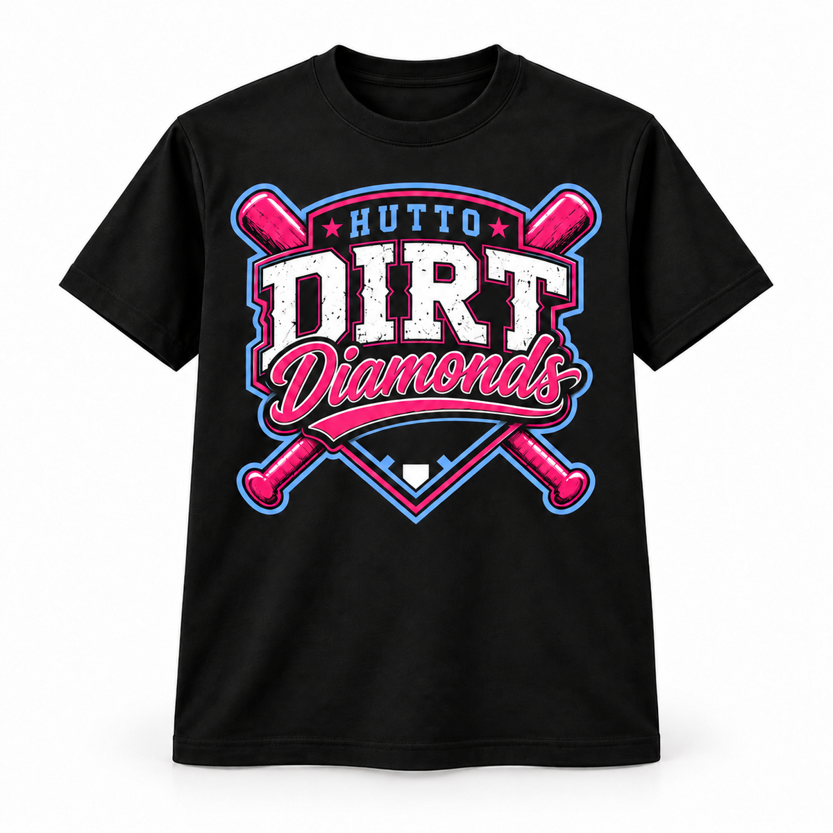 Hutto Dirt Diamonds Full Logo Tee
