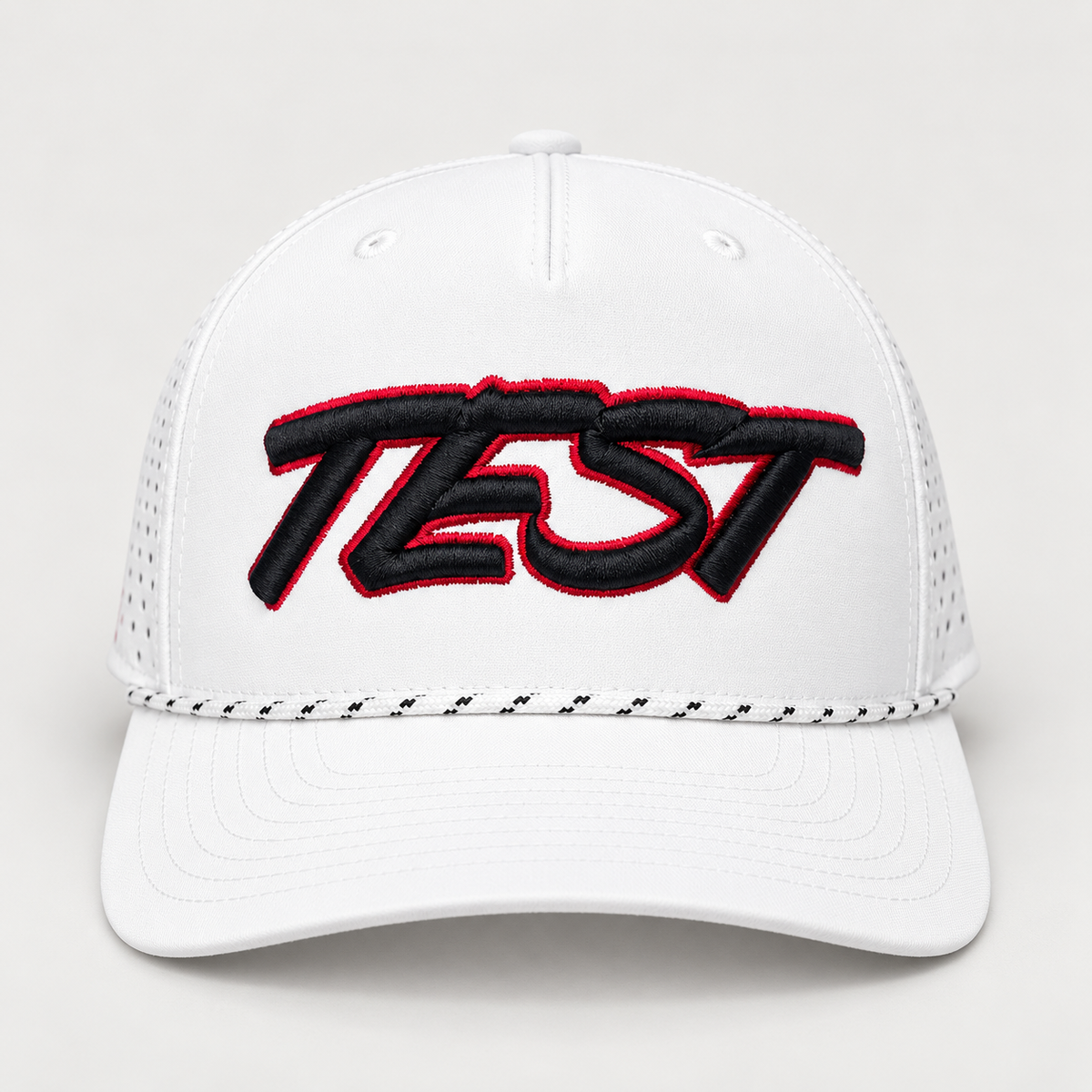 TEST Baseball Embroidered Performance Rope Hat
