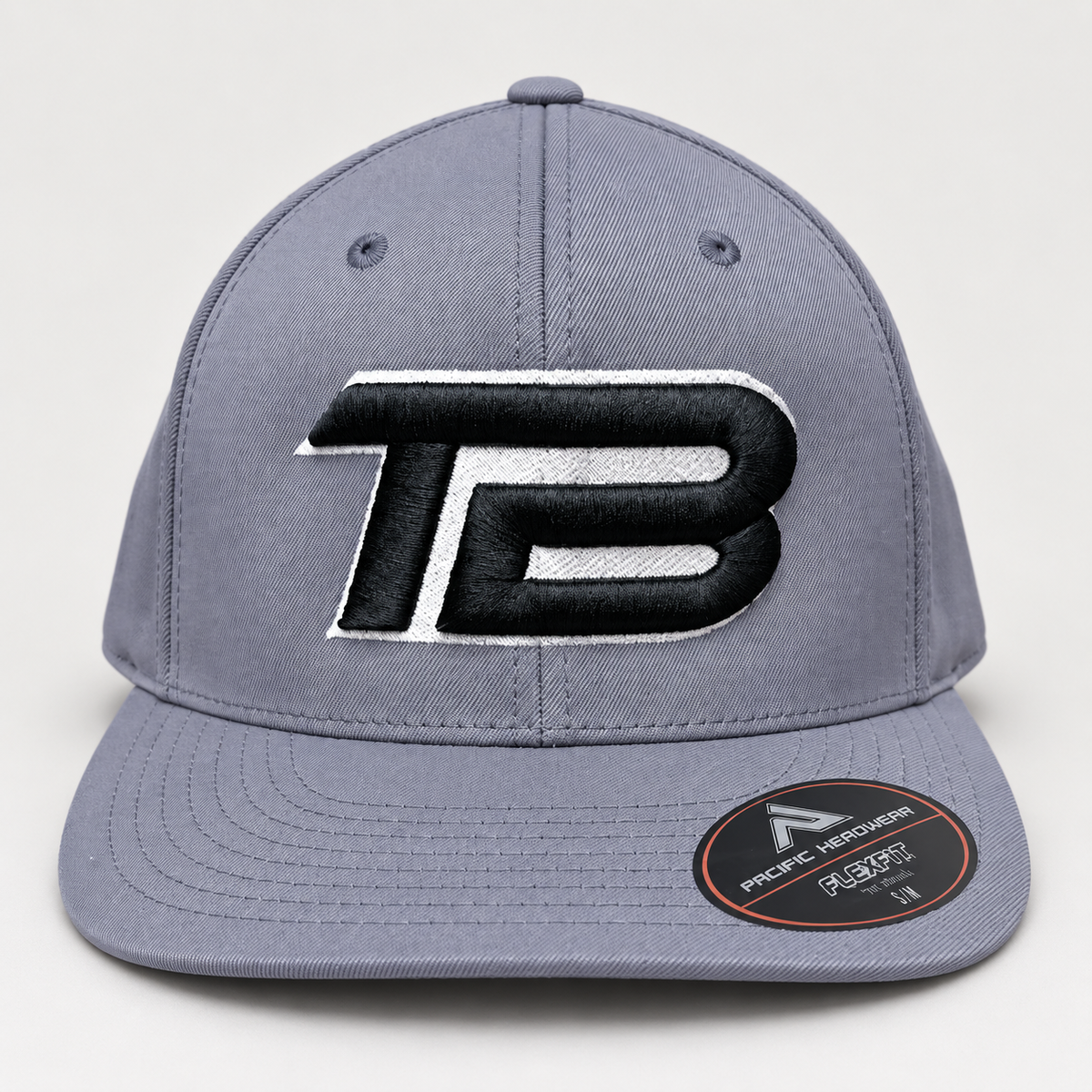 TEST Baseball Charcoal TB Embroidered Flexfit Hat