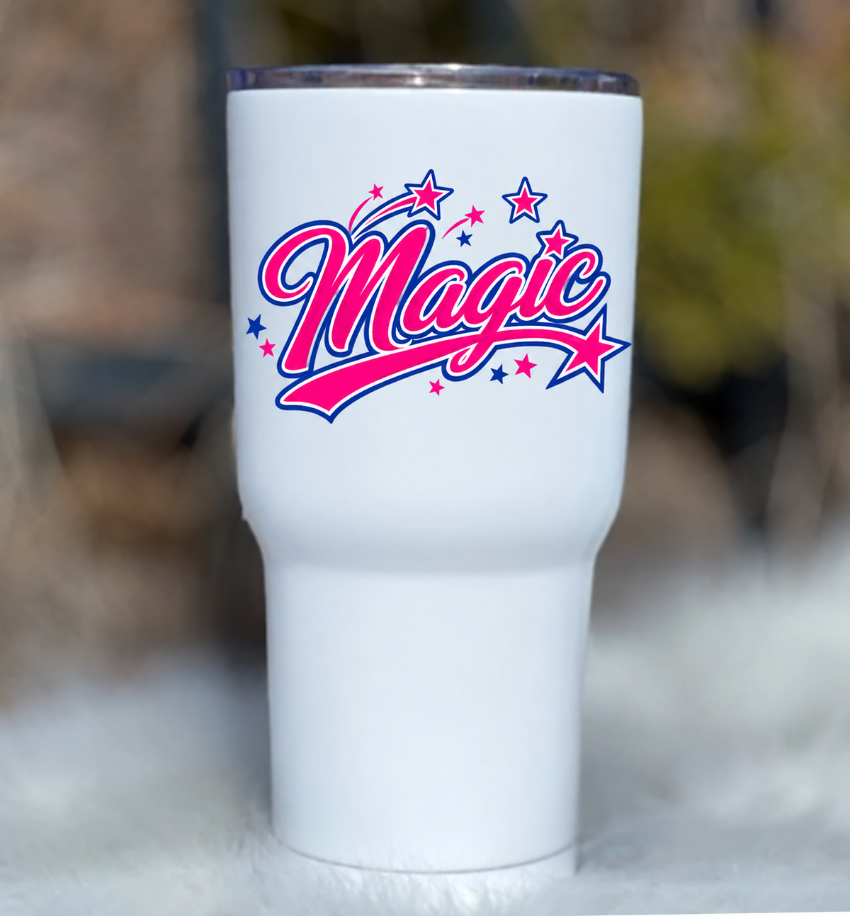 Magic Softball Tumbler Sticker • Sports Team Decal • Water Bottle Sticker for Players & Moms