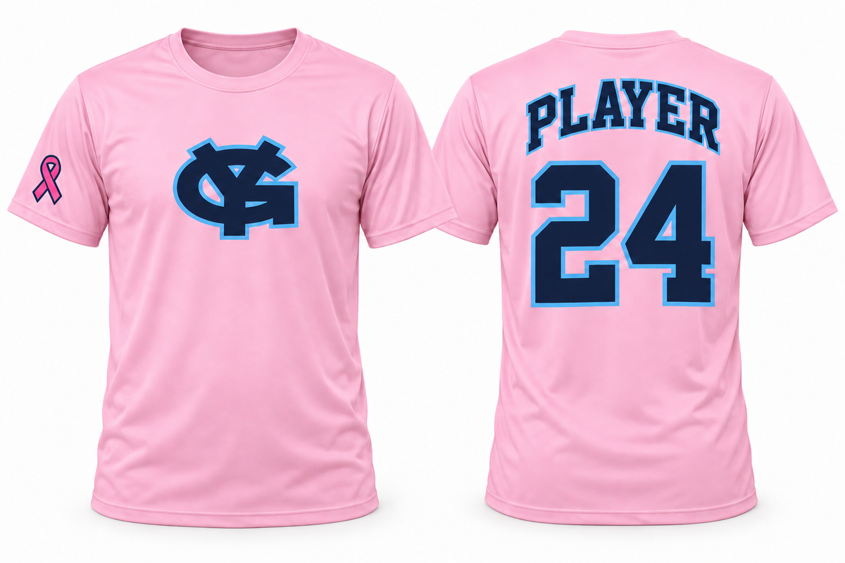Young Guns Pink Out Jersey – Personalized Name & Number