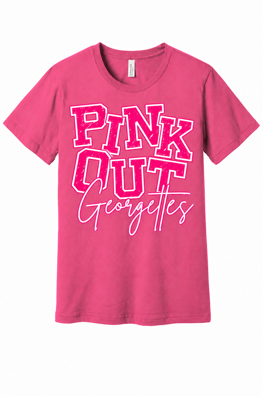 Georgettes Pink Out Varsity T-Shirt
