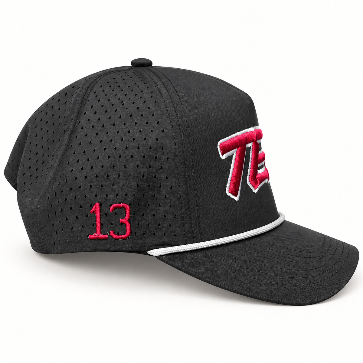 Test Baseball Black Performance Rope Hat