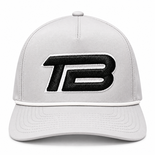 Test Baseball TB Performance Rope Hat – Light Gray