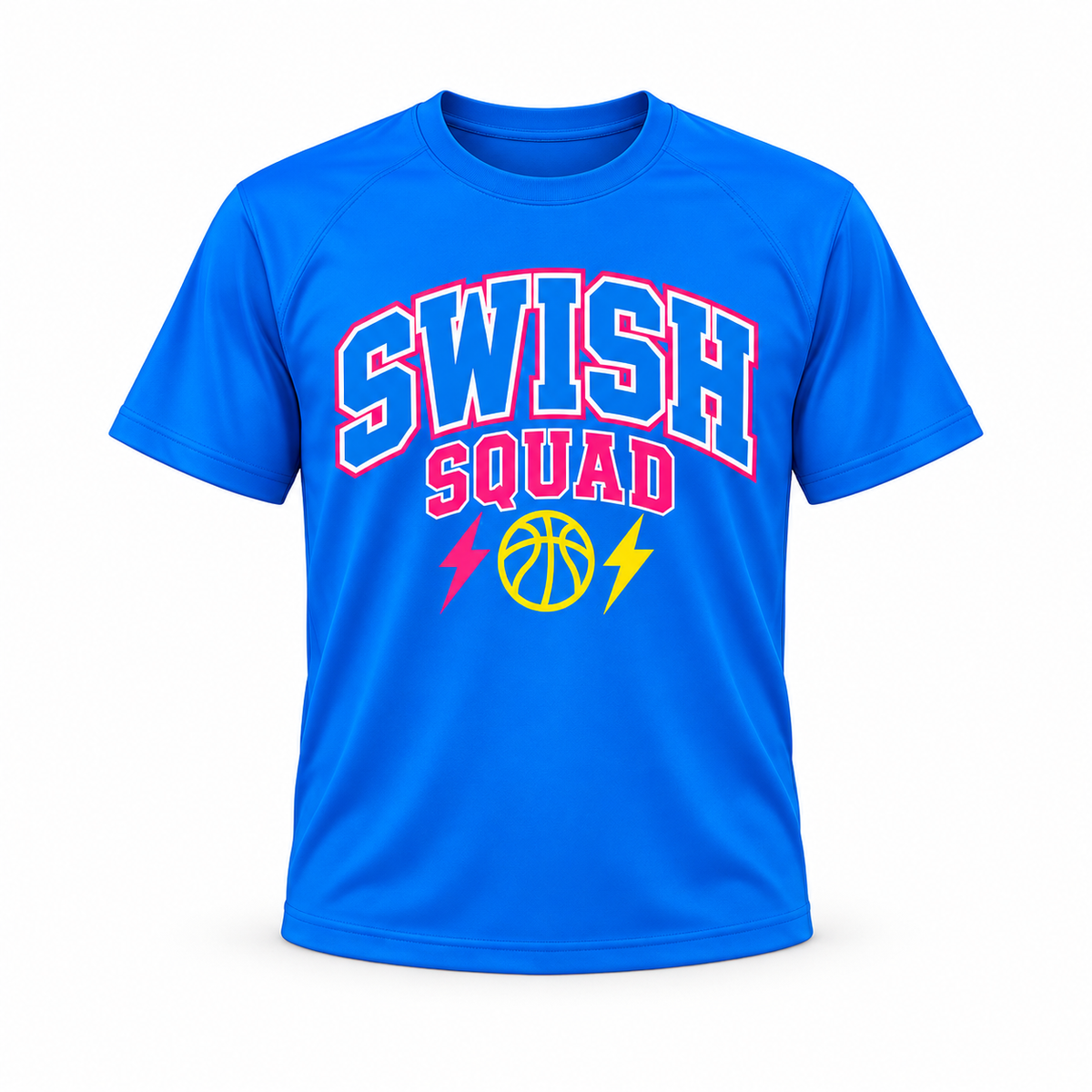 Swish Squad Varsity Tee – Royal Blue
