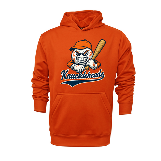 Knuckleheads Baseball Hoodie – Bold Mascot Graphic Sweatshirt
