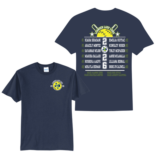 Leander Lady Lions 2026 Roster Shirt