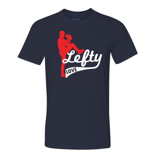 Lefty Love Baseball Shirt, Left Handed Pitcher Tee, Lefty Baseball TShirt