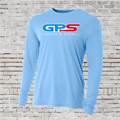 Light Blue Legends Tee, Legends Tshirt, Drifit Baseball Shirt