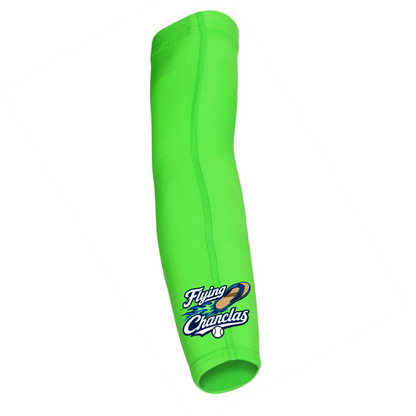 Flying Chanclas Compression Arm Sleeve – Neon Green Performance Sleeve