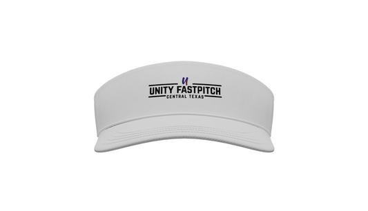 **PRE ORDER** White Unity Fastpitch Performance Visor – Coolcore® Tech, Water-Repellent