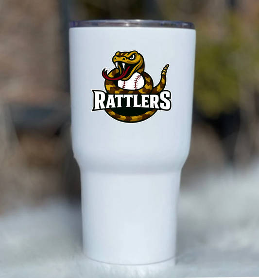 Rattlers Tumbler Sticker, Rattlers Logo Sticker, Water Bottle Sticker