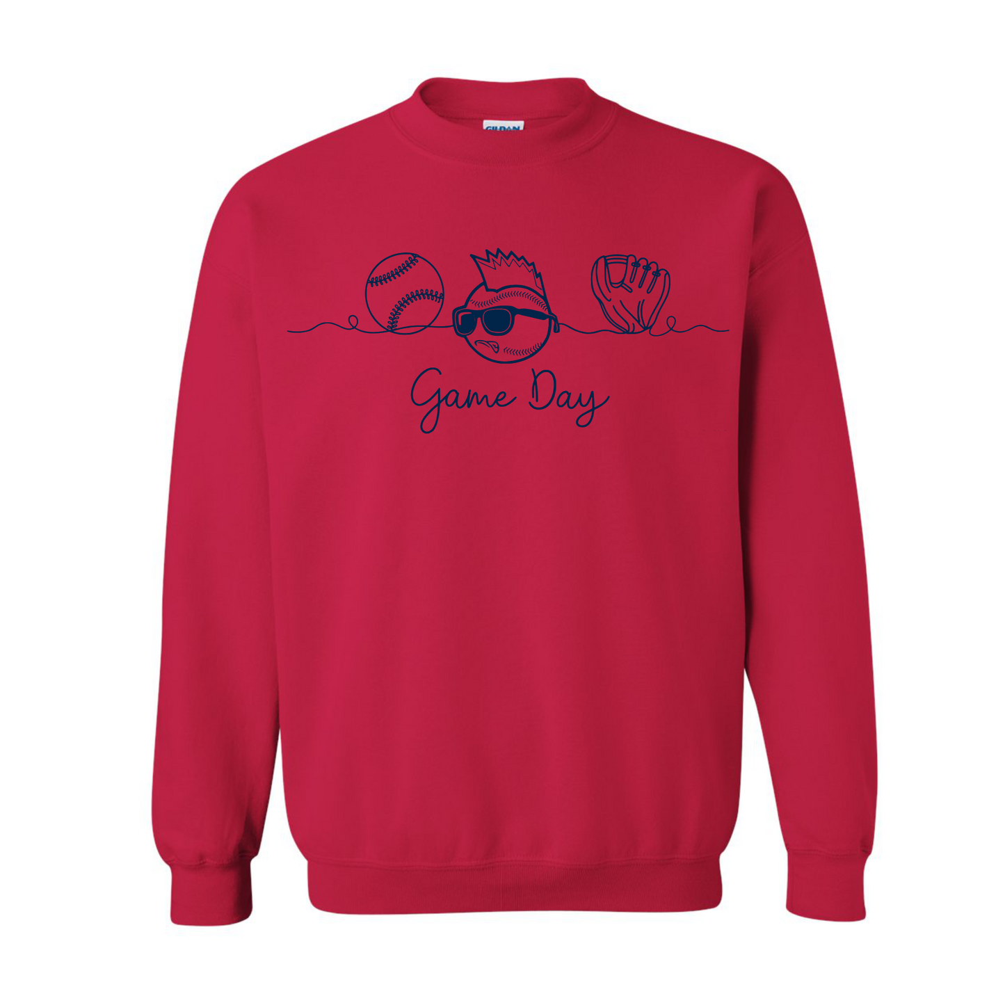 Wild Things Game Day Crewneck Sweatshirt, Wild Things Baseball Sweatshirt