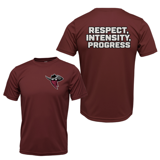 Rough Riders “Respect, Intensity, Progress” Performance Tee
