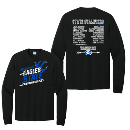 Georgetown Eagles State XC Team Shirts, Eagles Cross Country Tshirts