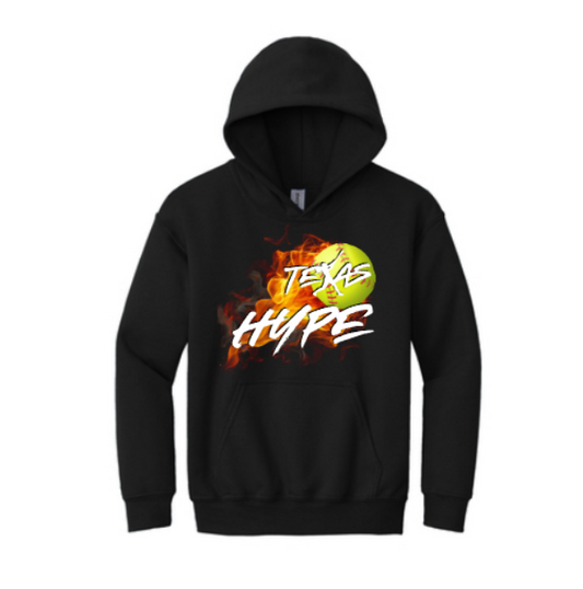 Texas Hype Hoodie, Texas Hype Sweatshirt, Hype Softball Hooded Sweatshirt