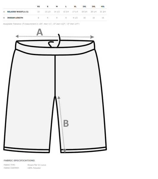 Gunners Baseball Camo Logo Performance Shorts