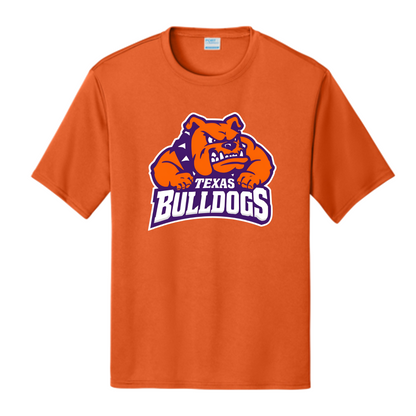 Orange DriFit Texas Bulldogs Shirt – Texas Bulldogs Select Baseball | Performance Baseball Training Tee