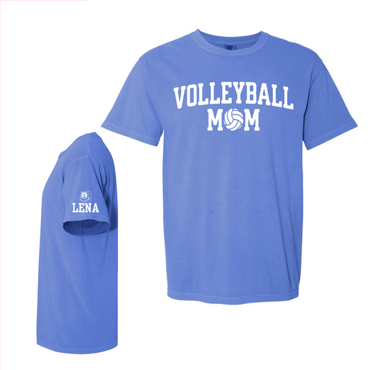 Volleyball Mom Shirt, Volleyball Mom Comfort Color Tee, Volleyball Name Shirt