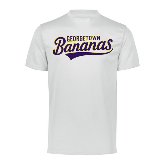 White Georgetown Bananas Tshirt, Georgetown Bananas, Bananas Softball Shirt