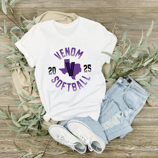 Venom Softball Tee, Bella and Canvas Venom Softball Shirt, Fun Venom Softball Tshirt