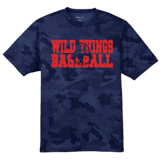 Wild Things Camo Hex Tee, Wild Things Baseball Tshirt