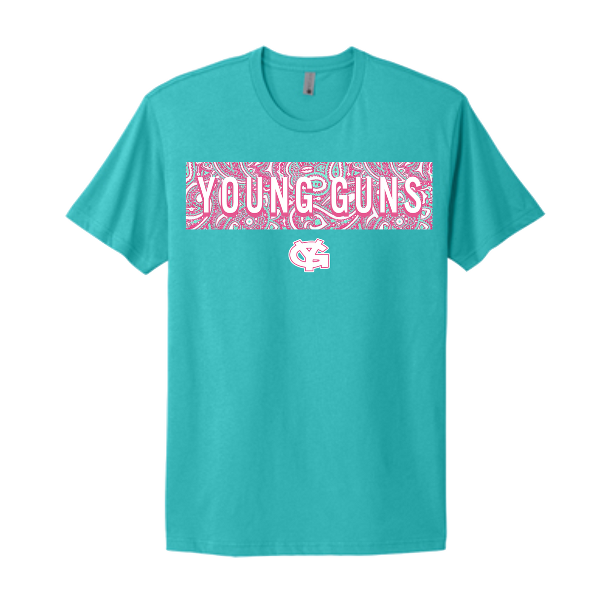 Young Guns Paisley Shirt, Paisley Baseball Shirt, Young Guns 