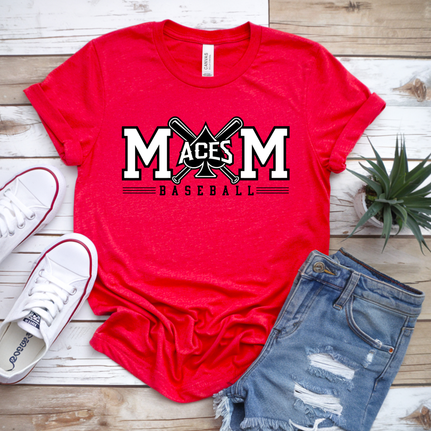 Red Aces Baseball Mom