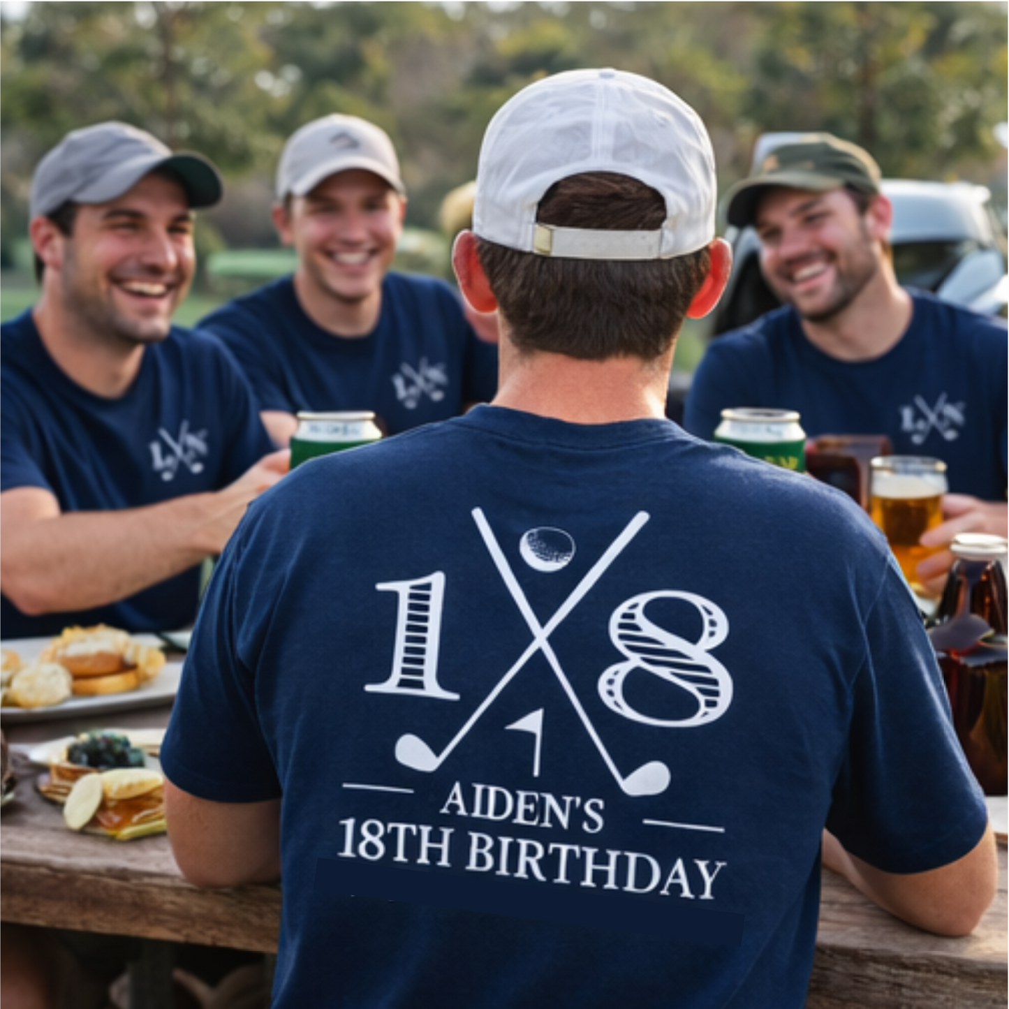 Personalized 18th Birthday Golf Shirt | Custom Golf Tee