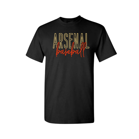 Arsenal Baseball Tee, Bella and Canvas Arsenal Shirt, Arsenal Spirit Wear