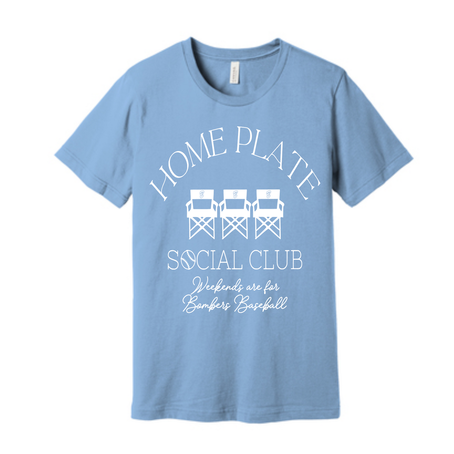 Bombers Baseball Home Plate Social Club Tshirt, Home Plate Social Club Tee, Home Plate Social Club Sweatshirt