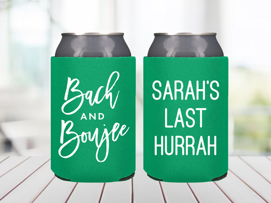 Bach and Boujee Can Cheers Bitches Cans Bachelorette Can Coolers Beach Bachelorette Party Favor Girls Night Out Favor Last Hurrah