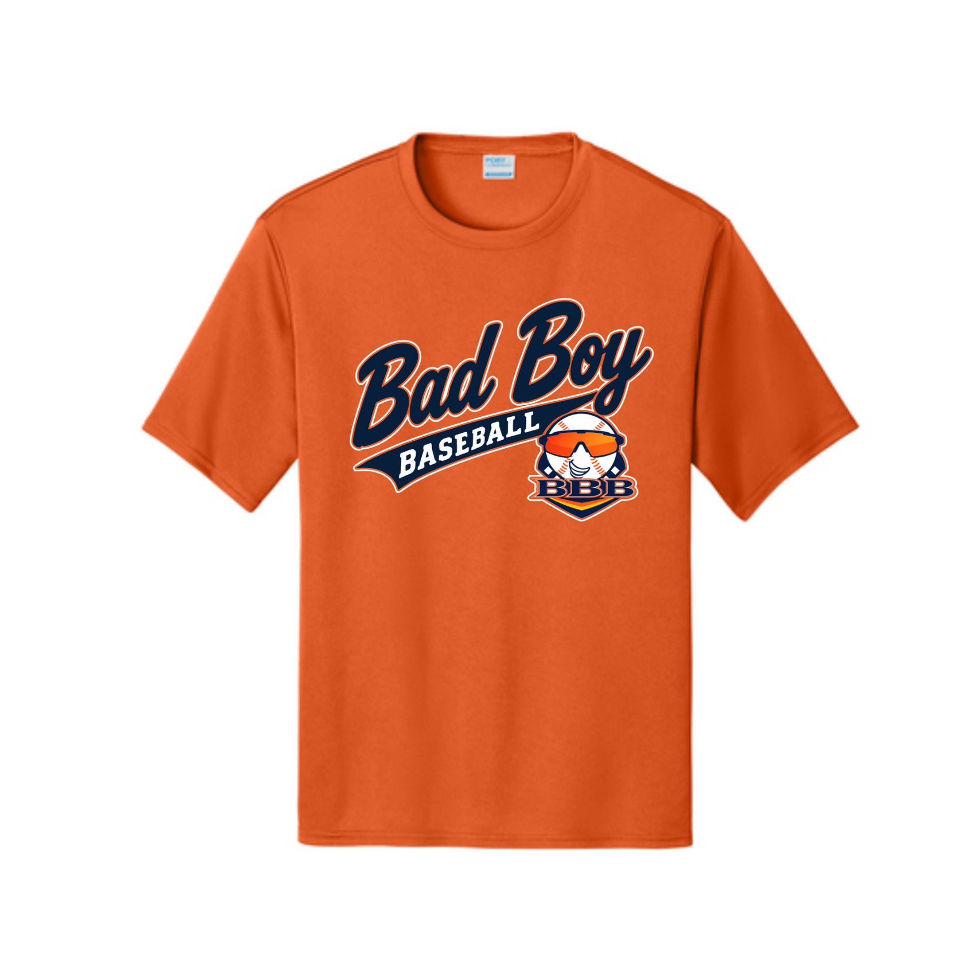 Orange Bad Boy Baseball Drifit