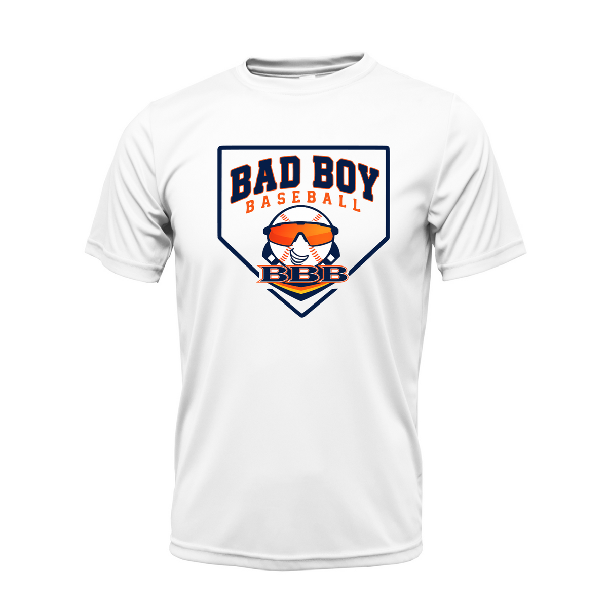 White Bad Boy Baseball Drifit