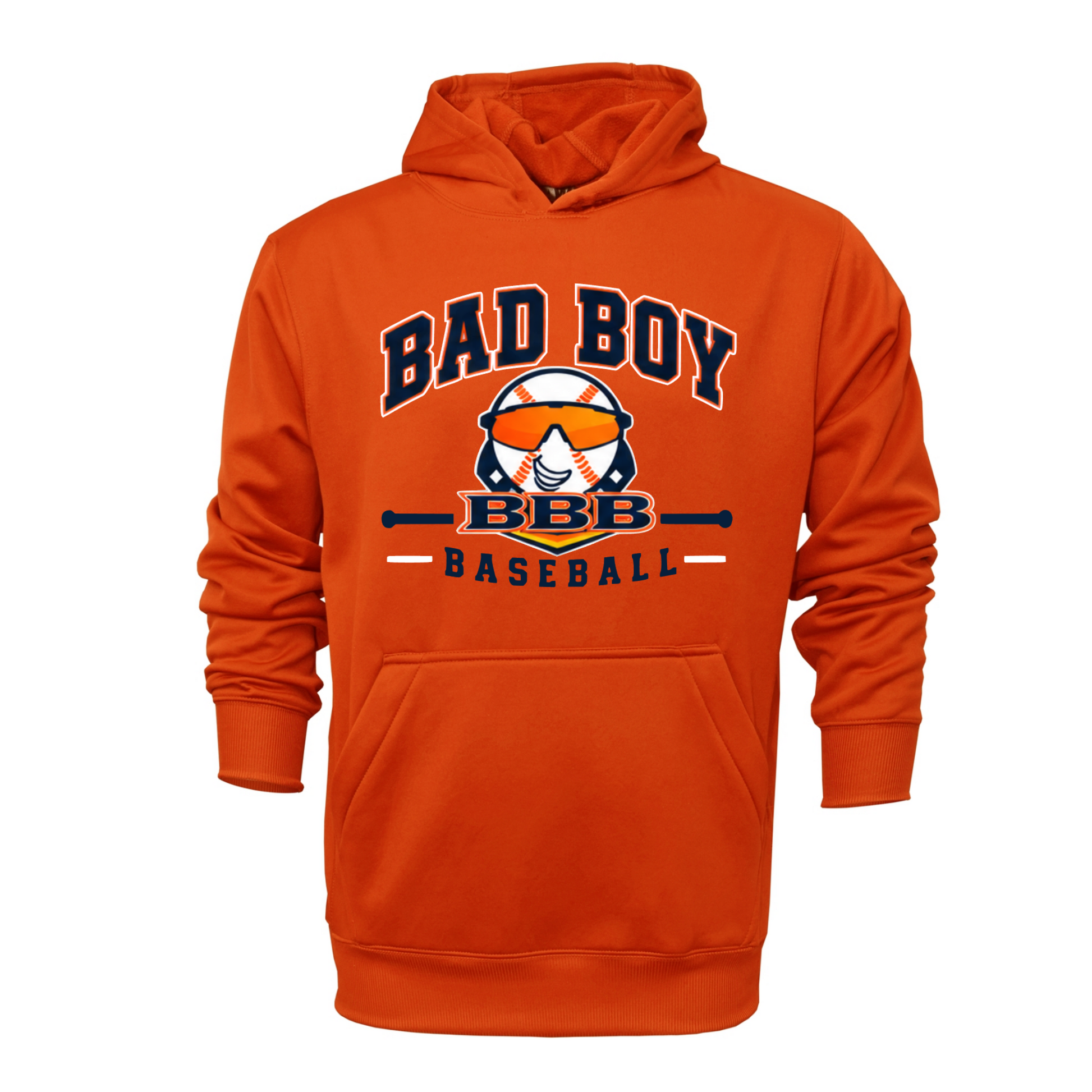 Bad Boy Baseball Orange Hoodie