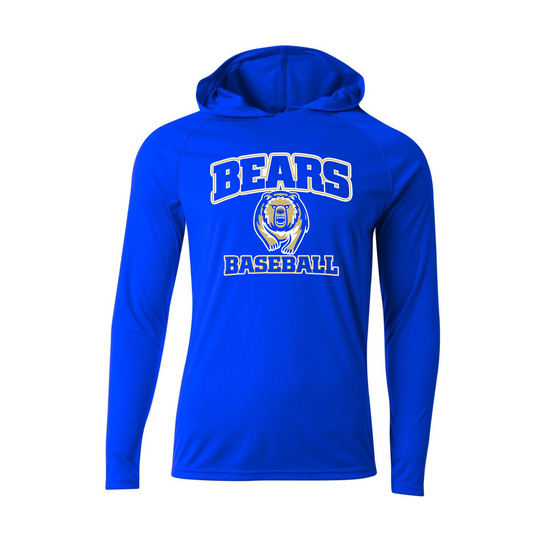 Benold Baseball Hooded Long Sleeve Performance Shirt