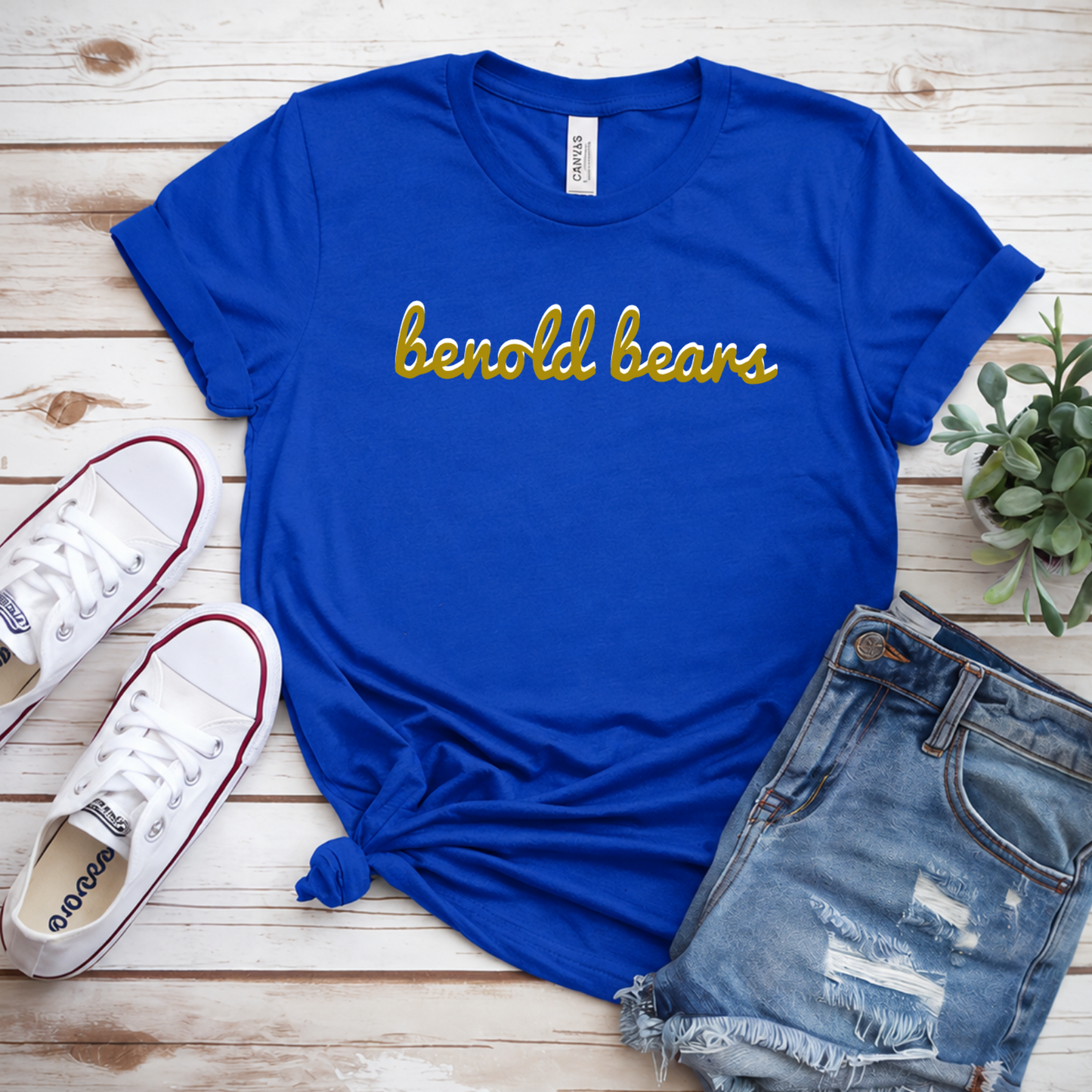 Benold Bears Script Tee