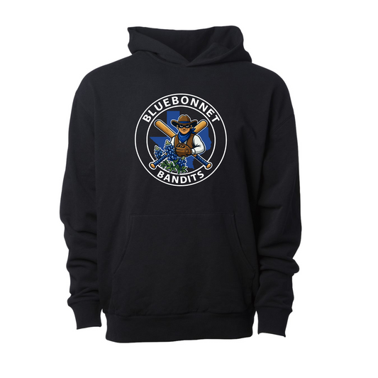 Bluebonnet Bandits Baseball Classic Logo Hoodie
