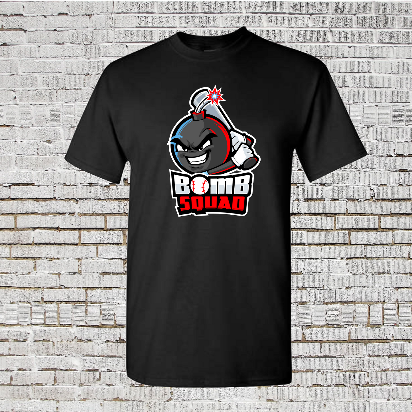 Bomb Squad Tee, Bomb Squad Baseball Shirt, Short Sleeve Bomb Squad Drifit Shirt