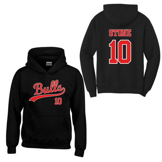 Raging Bulls Custom Name & Number Hoodie